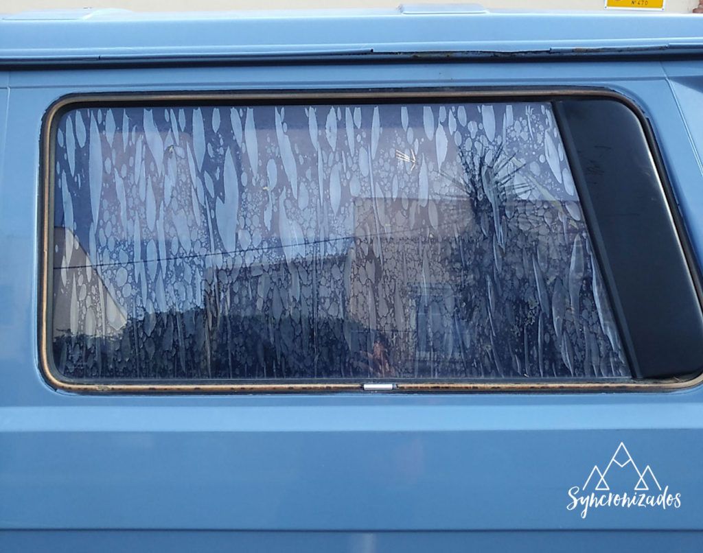 Lámina solar efecto ducha