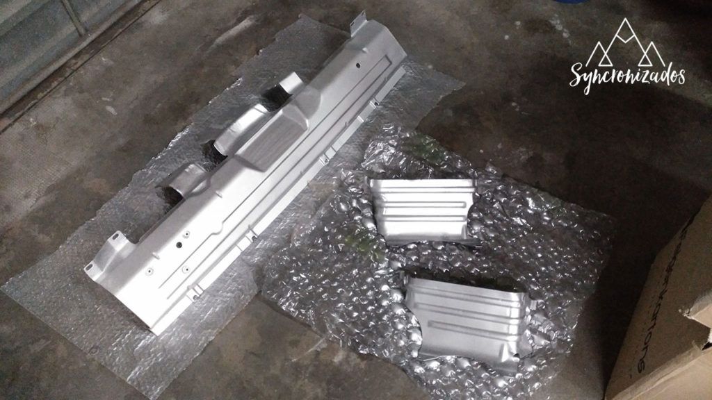 Piezas syncro pintadas