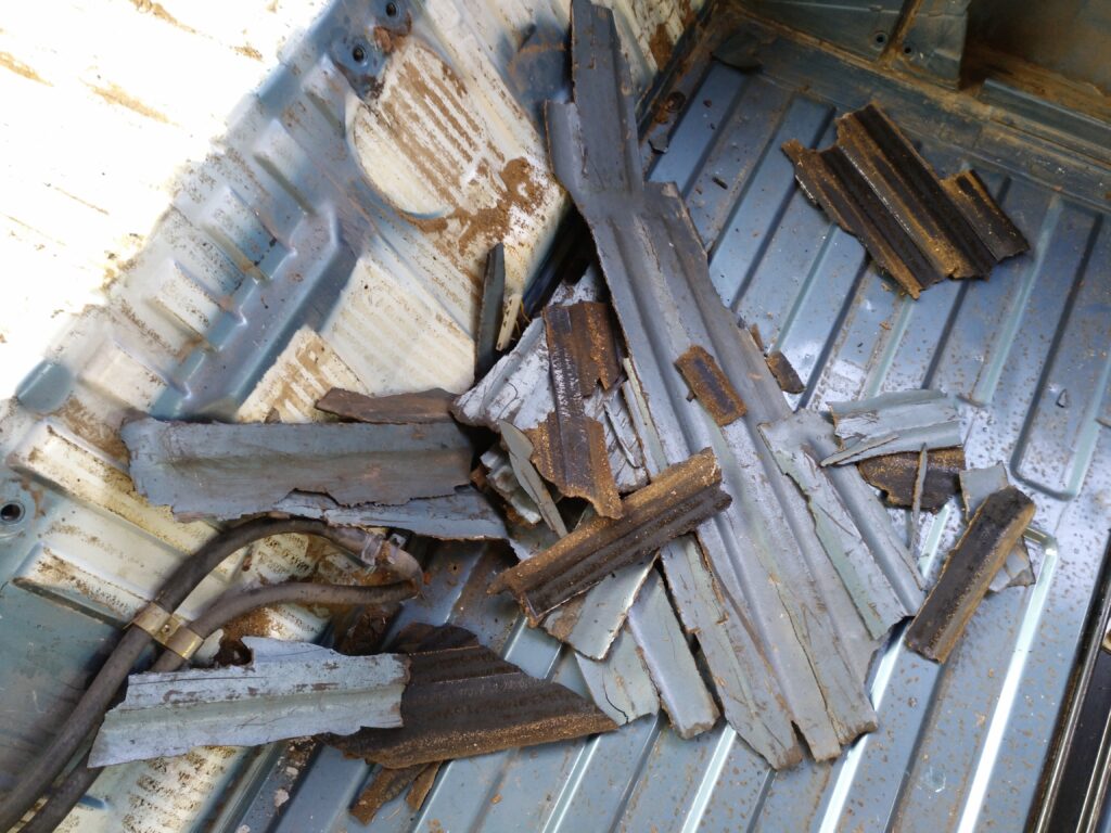 Retirando el butilo de origen