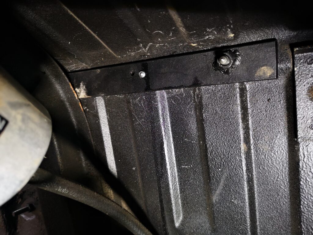 Plancha anclaje isofix