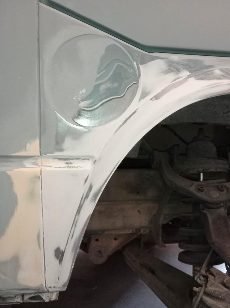 Terminado paso de rueda