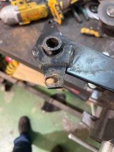 Agujero pedal de embrague