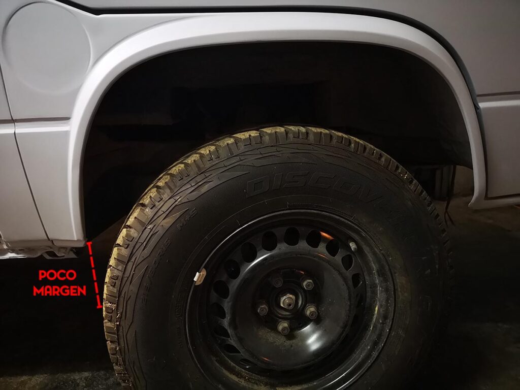 Ensanchar paso de rueda