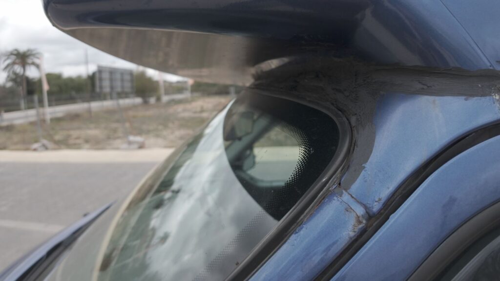 Foto del cristal delantero