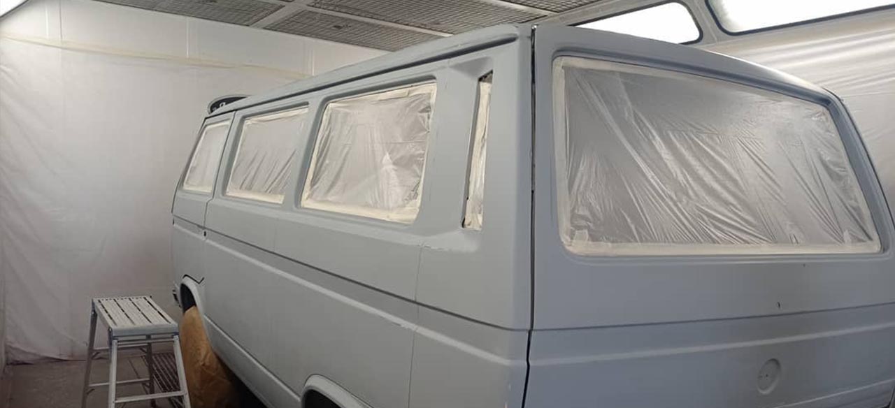 Pintar la furgoneta VW T3