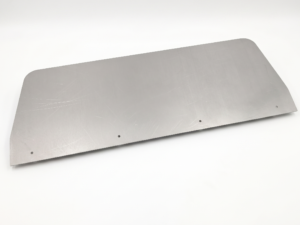 Panel separador de cocina – réplica en acero